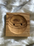 Handcarved Wooden Soap Dish