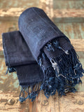 Vintage African Dark Indigo Denim Mossi Mudcloth | No. 65